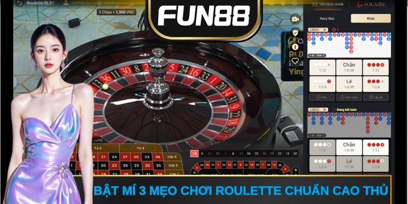 Bật mí 3 mẹo chơi roulette chuẩn cao thủ