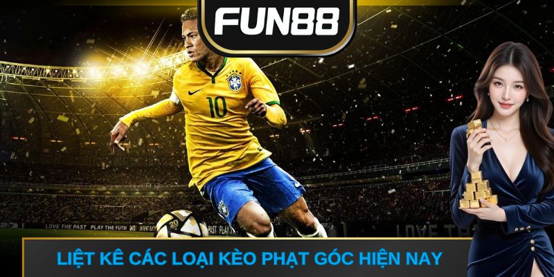 Các loại kèo phạt góc hiện nay