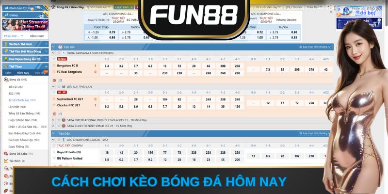 Cách chơi kèo bóng đá hôm nay