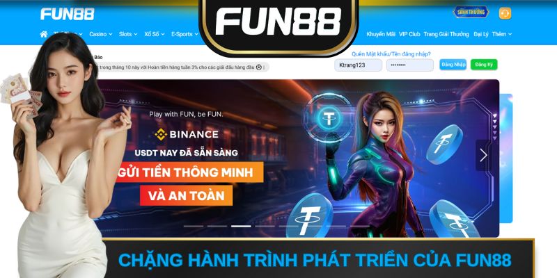 Chặng hành trình phát triển của FUN88