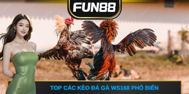 Top các kèo đá gà WS168 phổ biến