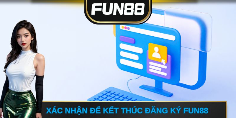 Xác nhận để kết thúc đăng ký FUN88